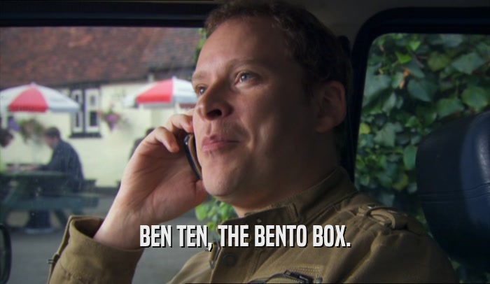BEN TEN, THE BENTO BOX.  