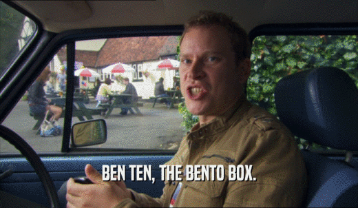 BEN TEN, THE BENTO BOX.  