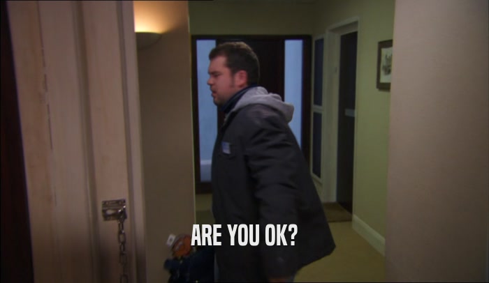 ARE YOU OK?  