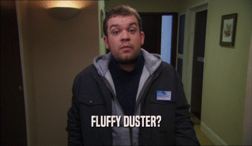 FLUFFY DUSTER?  