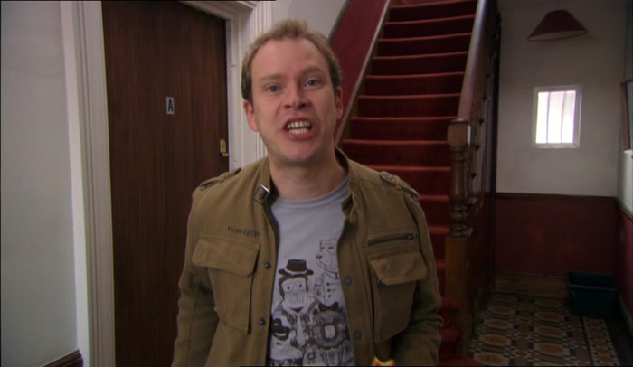 OH, SHIT! OH, SHIT! OH, SHIT! BEN'S COMING HERE! HE'S GOT A KEY. 