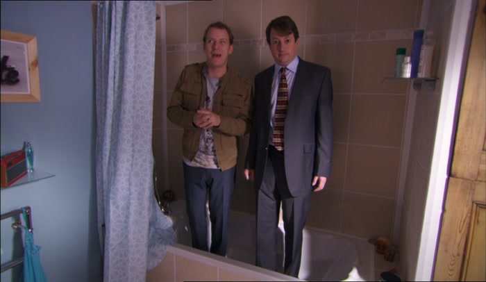 AND THEN WE GOT BACK IN, AND THEN BEN CAME, SO WE HID. 