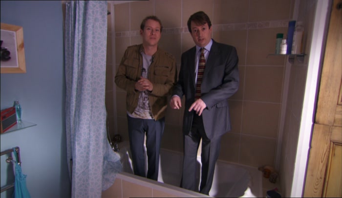 AND THEN WE GOT BACK IN, AND THEN BEN CAME, SO WE HID. 