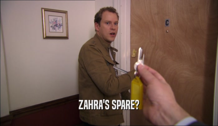 ZAHRA'S SPARE?  