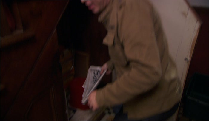 I COULD HIDE IN THE AREA WHEN BEN COMES. 