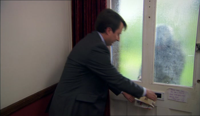 'BECAUSE I'M WORKING AS JEREMY'S MAD PIZZA BUTLER.' 