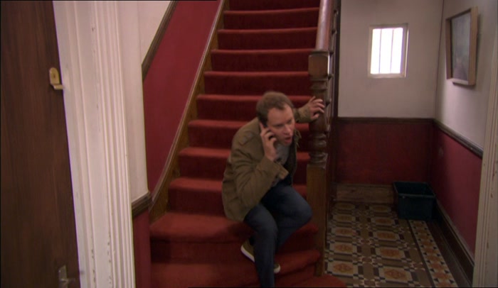 YEAH, ERM, WE'RE LOCKED IN YOUR BUILDING, 