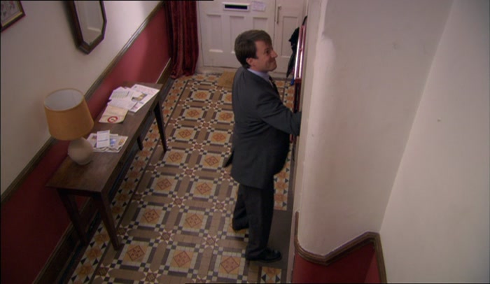 'OR THE SECURITY-OBSESSED WANKER IN FLAT A?' 