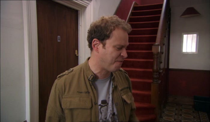 HE'S GONNA PICK UP HIS LAPTOP. OH, FINGERBOBS! 