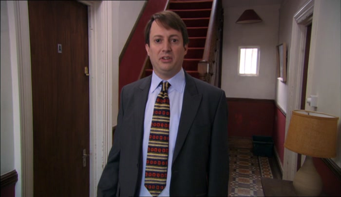 HOW'S HE SUPPOSED TO DELIVER IT THROUGH A LOCKED DOOR? 