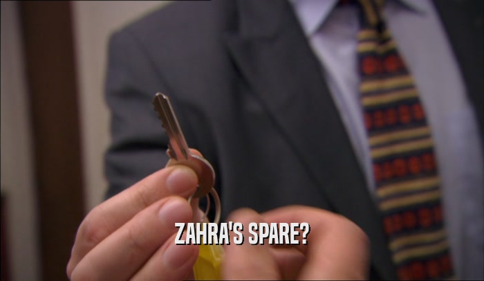 ZAHRA'S SPARE?  