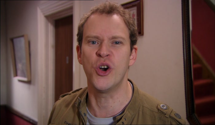 RIGHT, I'M GOING TO THIS CHRISTENING. I'M GONNA BLOODY WELL KICK THE DOOR DOWN. 