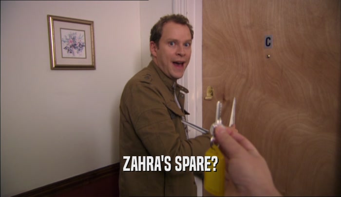 ZAHRA'S SPARE?  