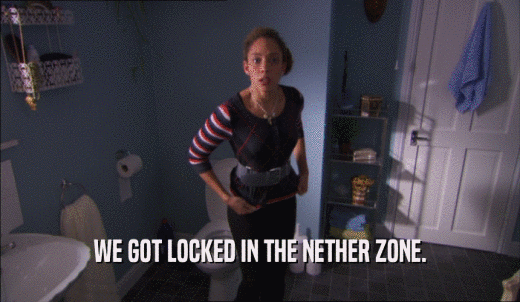 WE GOT LOCKED IN THE NETHER ZONE.  