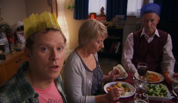 THE TURKEY'S NOT... ENTIRELY...COOKED. 