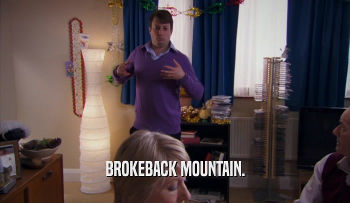 BROKEBACK MOUNTAIN.  