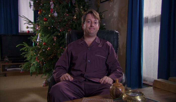 'WOW, SHE'S REALLY SWEATY. A LOVELY, SWEATY CHRISTMAS GIFT.' 