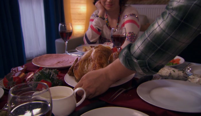 'NOT SO FAST, OLD MAN. IT'S MY TIME TO CARVE. 