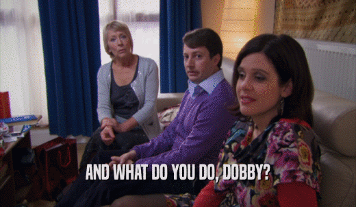 AND WHAT DO YOU DO, DOBBY?  
