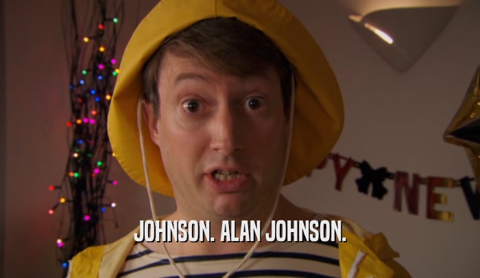 JOHNSON. ALAN JOHNSON.  