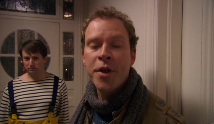TELL YOU WHAT, WHY DON'T YOU NIP UPSTAIRS, WANK HIM OFF AND DIP IT IN THAT? 
