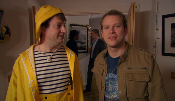 I'M NOT ACTUALLY WEARING A COSTUME, ALAN, SO THE JOKE'S ON YOU. 