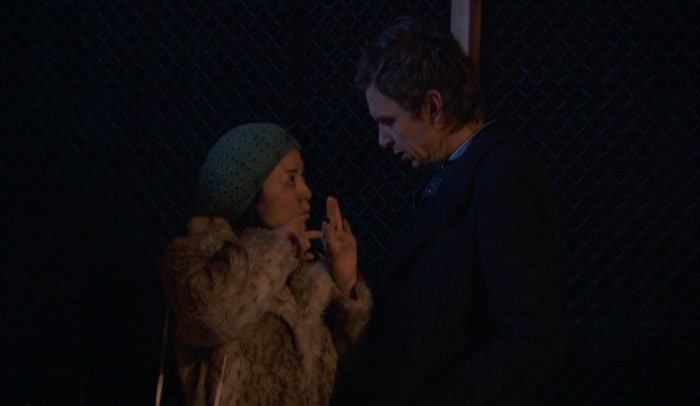 'SHIT. SHE'S FINGER-BLABBING. HER HANDS ARE SINGING LIKE A CANARY.' 