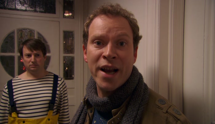 TELL YOU WHAT, WHY DON'T YOU NIP UPSTAIRS, WANK HIM OFF AND DIP IT IN THAT? 