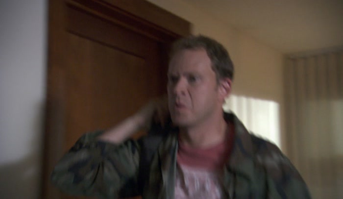 SORRY, I'M MR SMITH, WRONG HOUSE, I'M NOT COMING BACK. GOODBYE. 