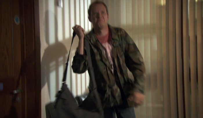 'OH, FUCK THAT, HE'S EATING A TWIX! I CAN'T TAKE HIM SERIOUSLY.' 