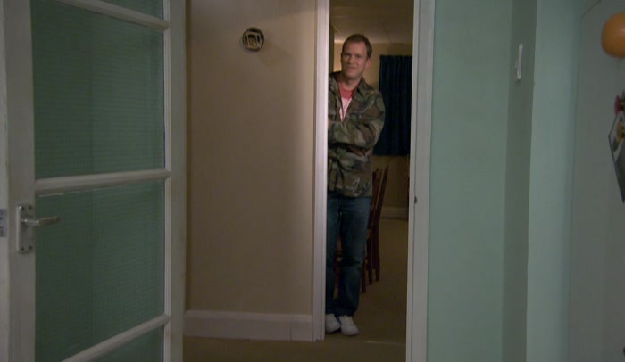 'ER, I JUST WANTED TO SAY HI BUT, ER, I GUESS I'LL JUST SAY BYE.' 