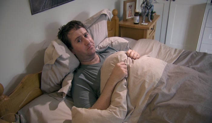 MAYBE IN THE SPARE ROOM? KEN TOOK THE LAST OF HIS STUFF. 