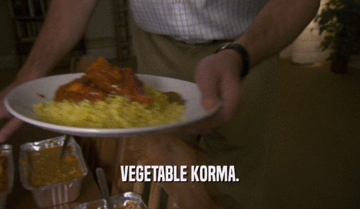 VEGETABLE KORMA.  
