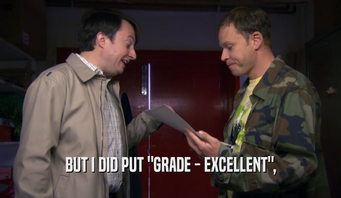 BUT I DID PUT 