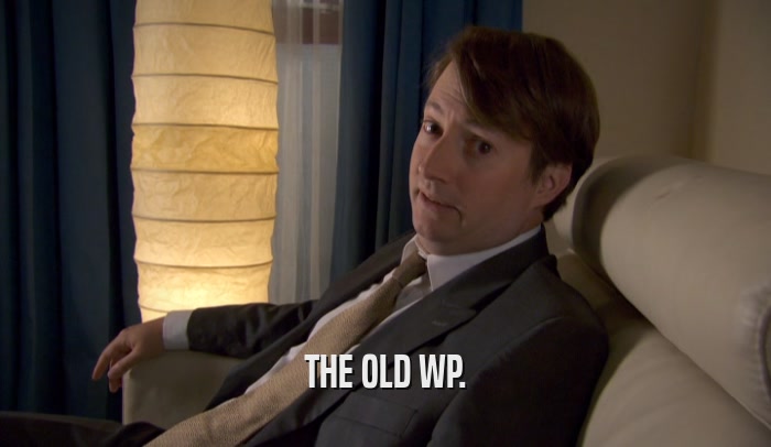 THE OLD WP.  