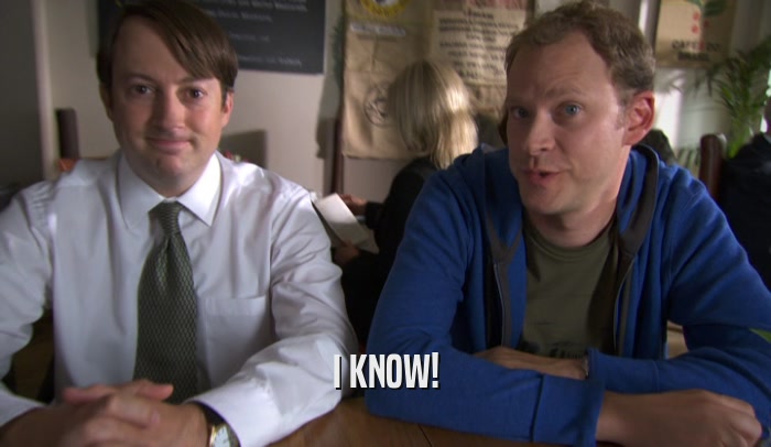 I KNOW!  
