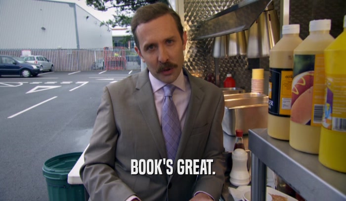BOOK'S GREAT.  