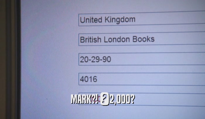 MARK?! Ј2,000?  