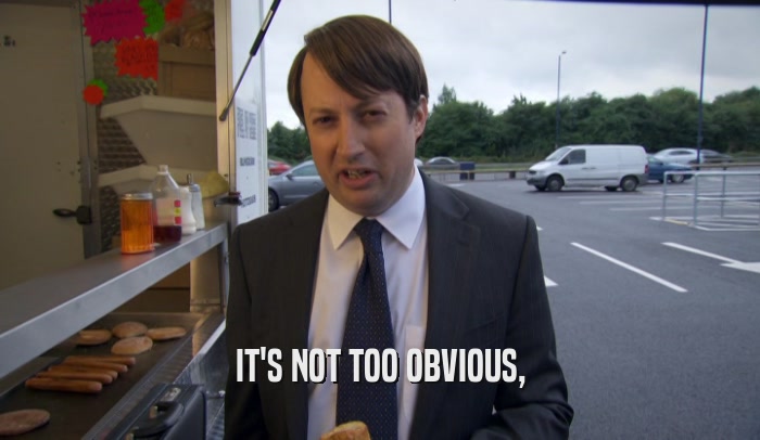 IT'S NOT TOO OBVIOUS,  