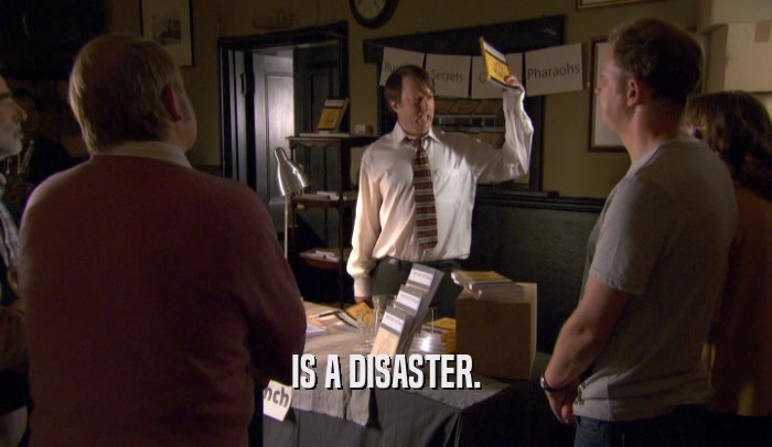 IS A DISASTER.  