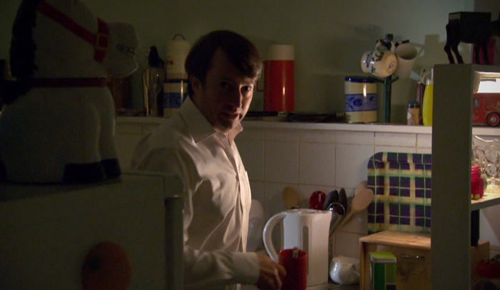 'OH, HE'S RUMBLED THE VELVET SPOON ROUTINE. 