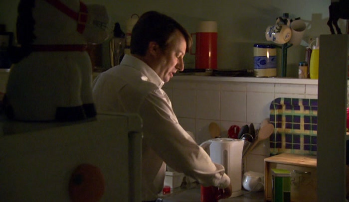 'OH, HE'S RUMBLED THE VELVET SPOON ROUTINE. 