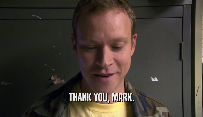 THANK YOU, MARK.  