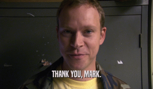 THANK YOU, MARK.  
