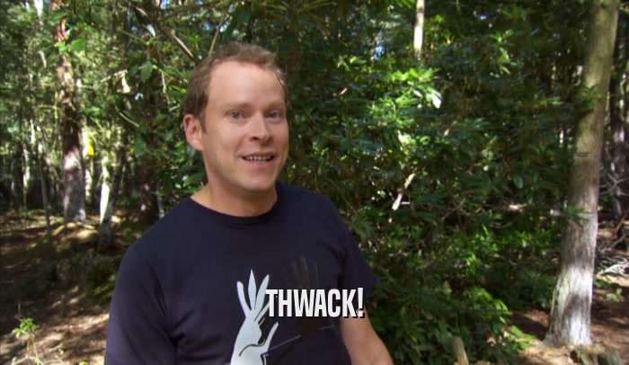 THWACK!  