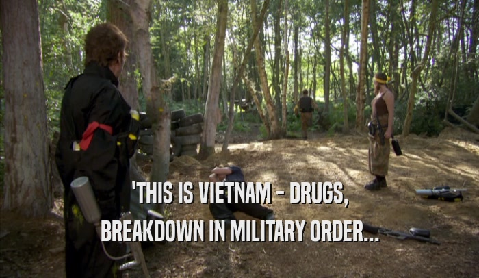 'THIS IS VIETNAM - DRUGS, BREAKDOWN IN MILITARY ORDER... 
