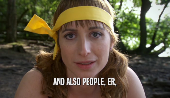 AND ALSO PEOPLE, ER,  