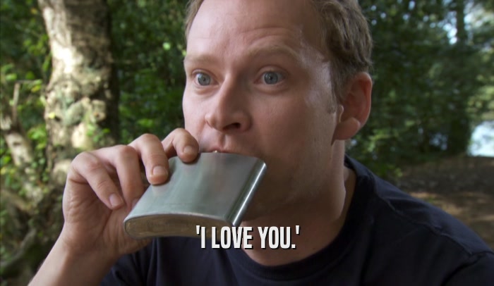 'I LOVE YOU.'  