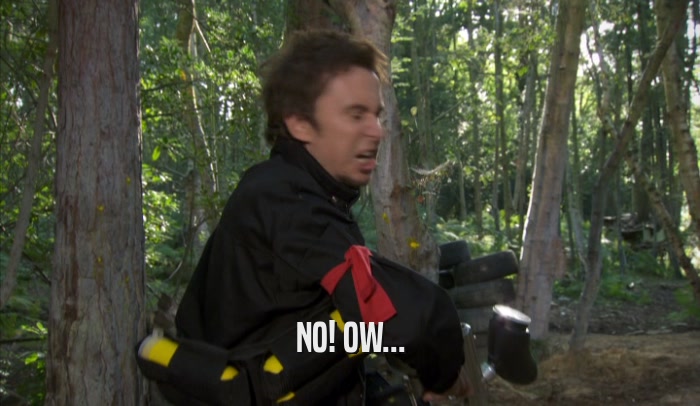 NO! OW...  