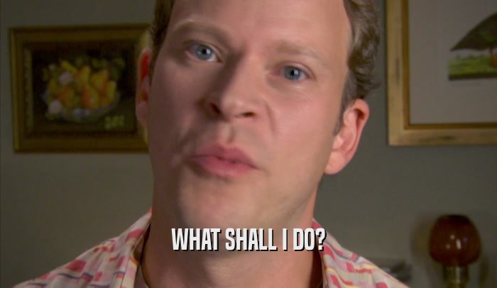 WHAT SHALL I DO?  